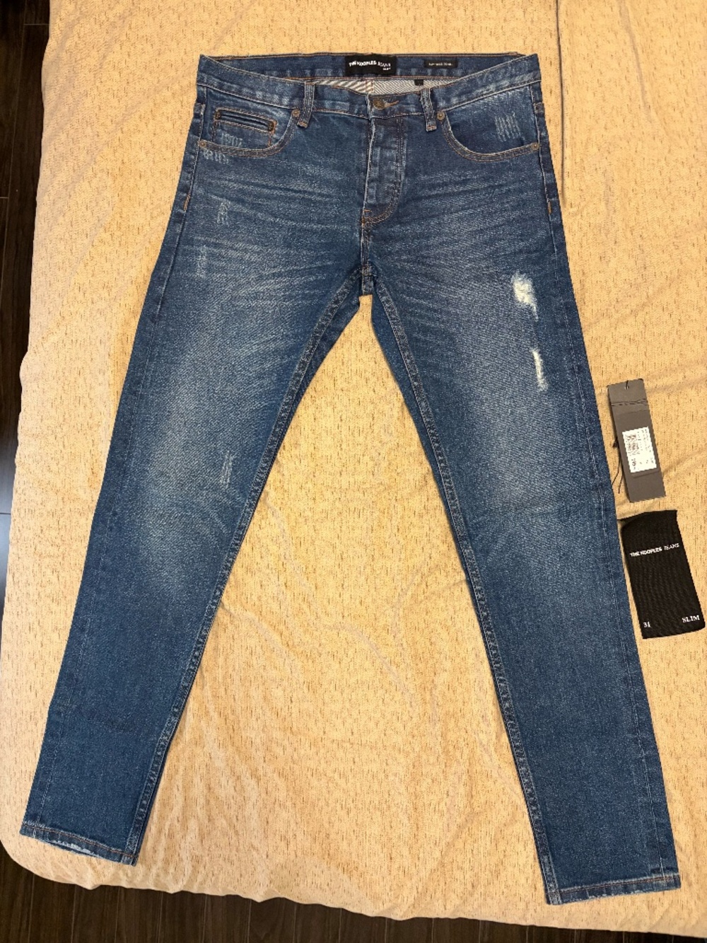 The Kooples US 31 Selvedge Distressed Slim Jeans
